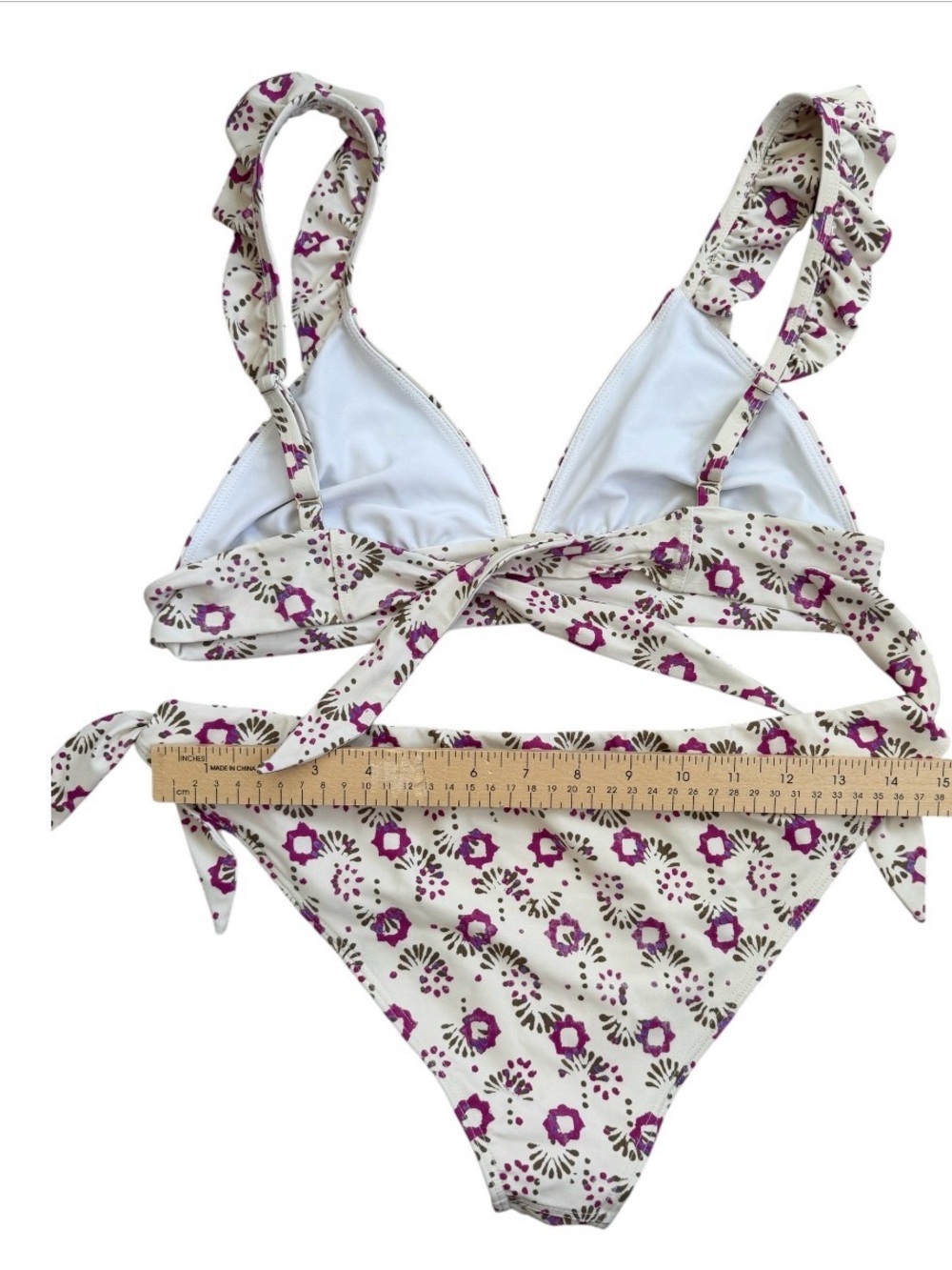 Xirena Floral Ruffle Strap Bikini Set - Picture 5 of 7